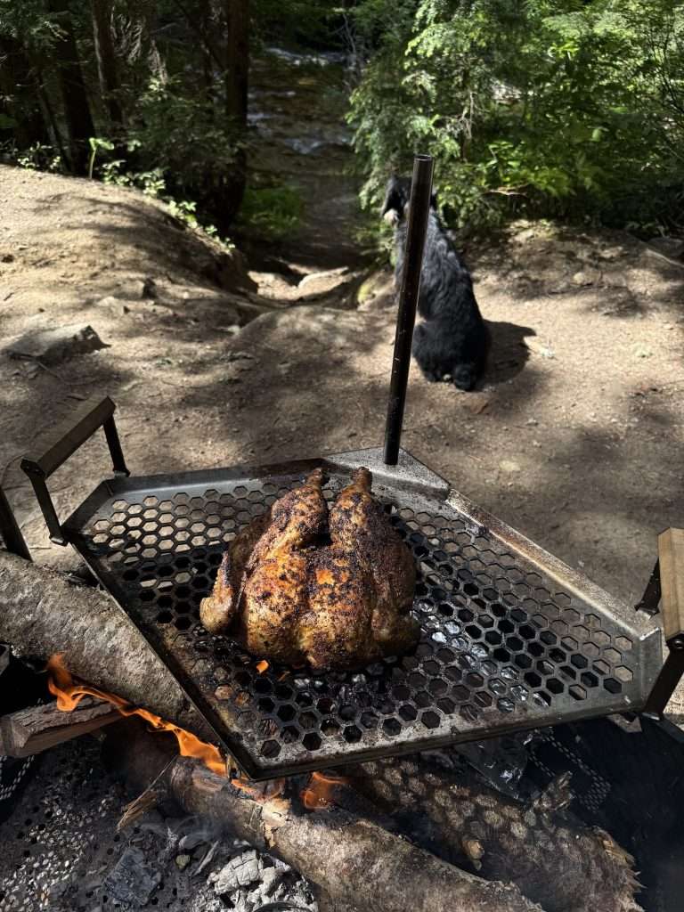 Cooking-Chicken-Over-the-Campfire-spatchcock